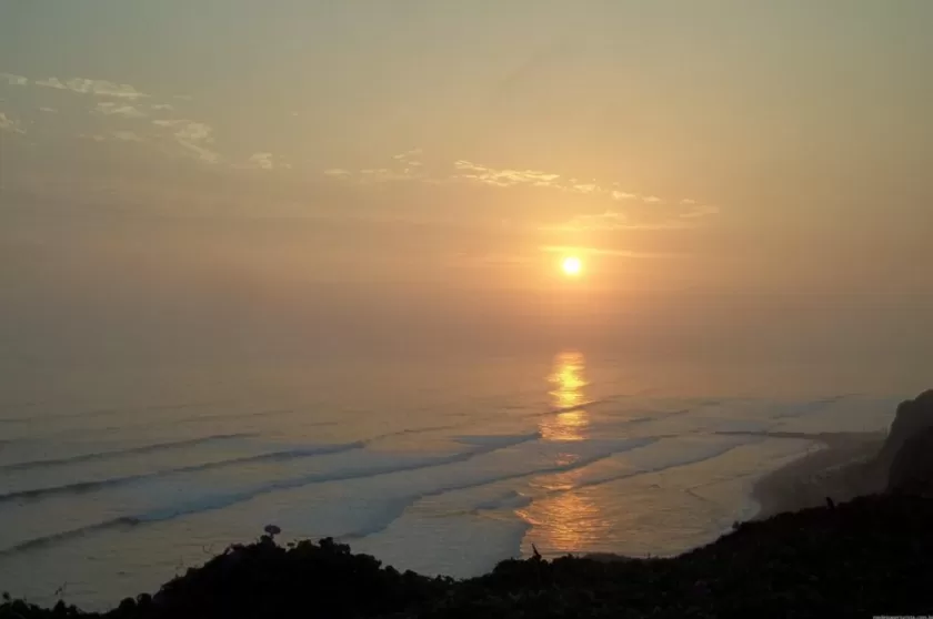 Lima, obrigada pelo pôr do sol mais incrível da minha vida