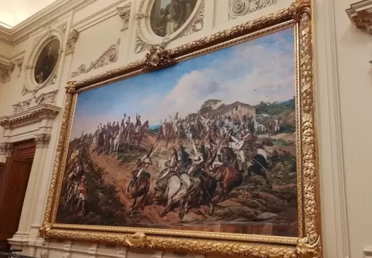 O quadro "Independência ou Morte" ainda está no Museu do Ipiranga