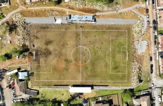 Primeiro campo de futebol do Brasil, em Paranapiacaba
