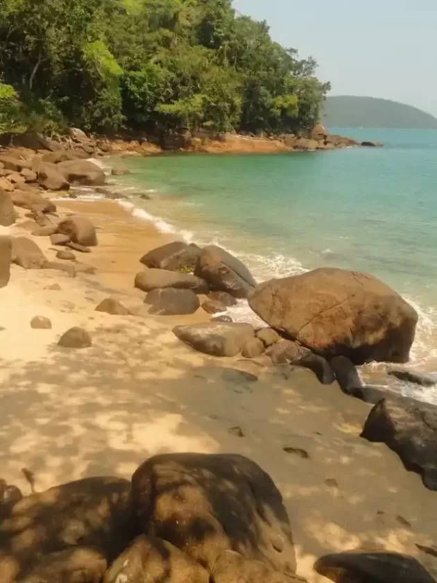Praia do Cedro do Sul, em Ubatuba
