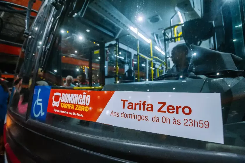 ônibus gratuito em sp