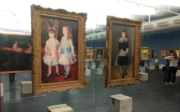Rosa e Azul, obra de Renoir, no MASP